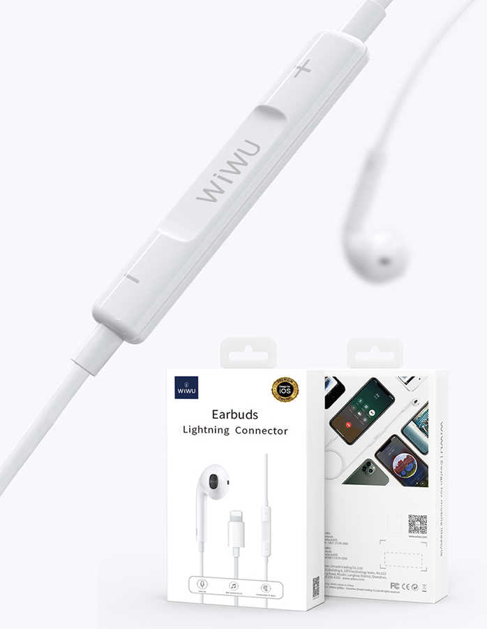 Wiwu Earbuds 303 Lightning Kulaklık - 8