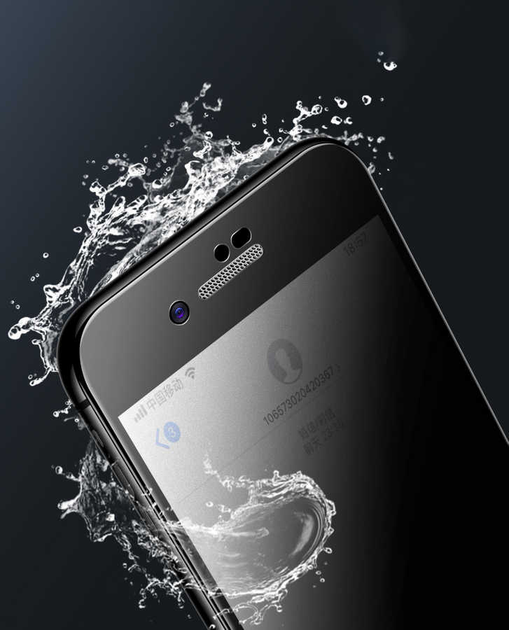 Apple iPhone 8 Uyumlu Zore Anti-Dust Mat Privacy Temperli Ekran Koruyucu - 5