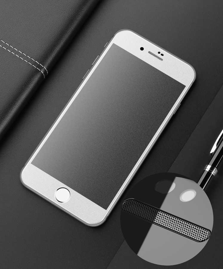 Apple iPhone 7 Plus Uyumlu Zore Anti-Dust Mat Privacy Temperli Ekran Koruyucu - 9