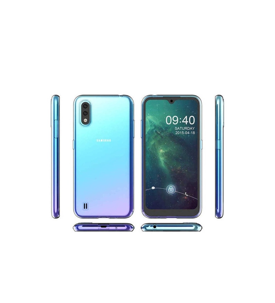 Samsung Galaxy A01 Uyumlu Kılıf Zore Süper Silikon Kapak