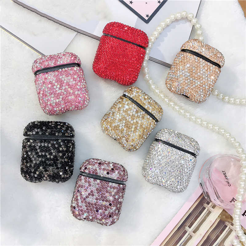 Apple Airpods Uyumlu Kılıf Zore Diamond Silikon - 1