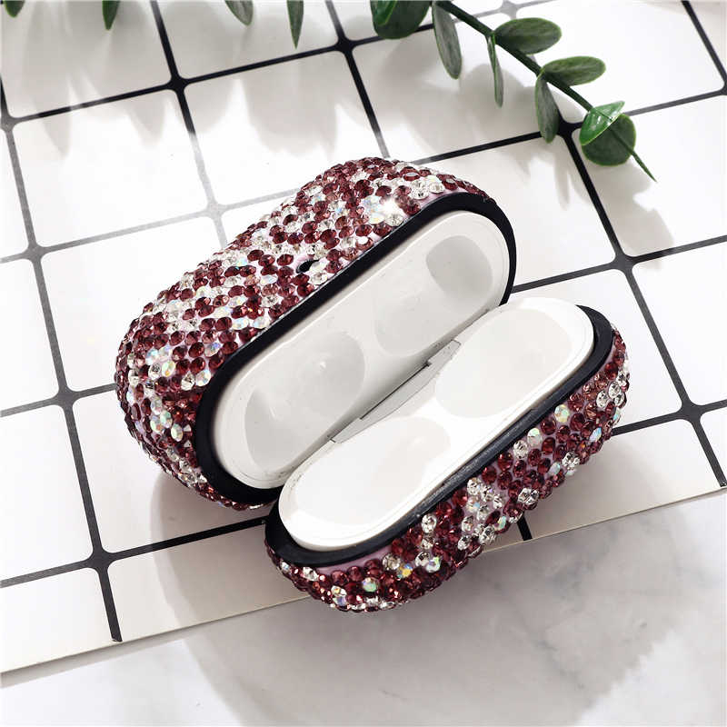 Apple Airpods Pro Uyumlu Kılıf Zore Diamond Silikon - 3