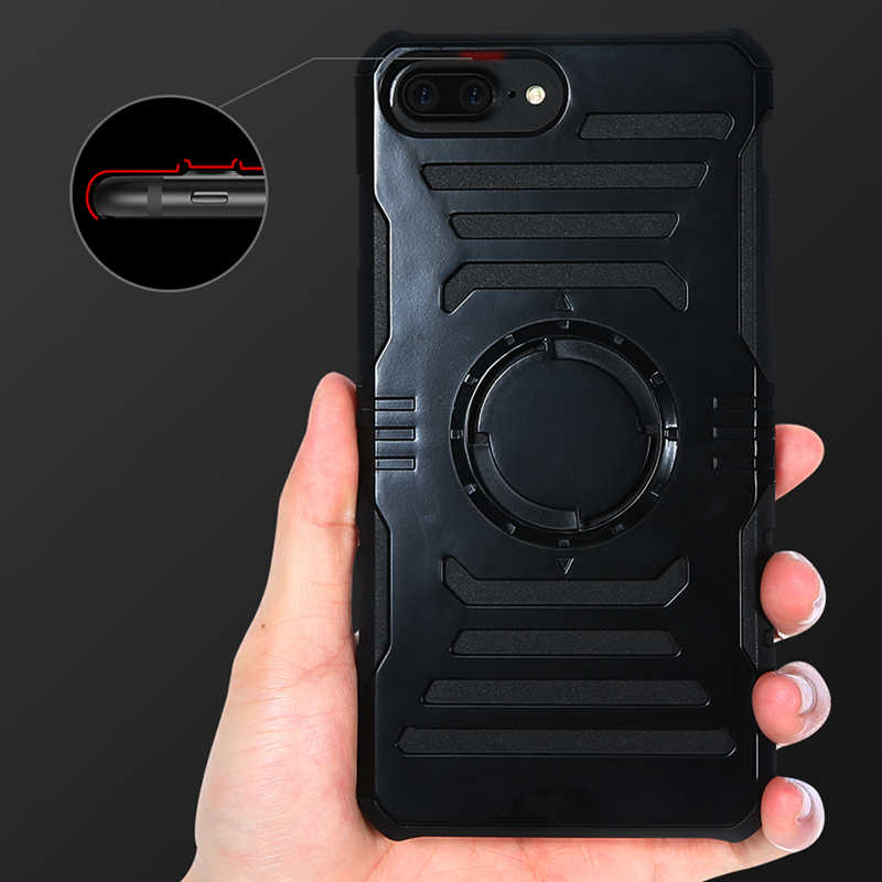 Apple iPhone 7 Plus Uyumlu Kılıf Zore 2 in 1 Kol Bandı - 1