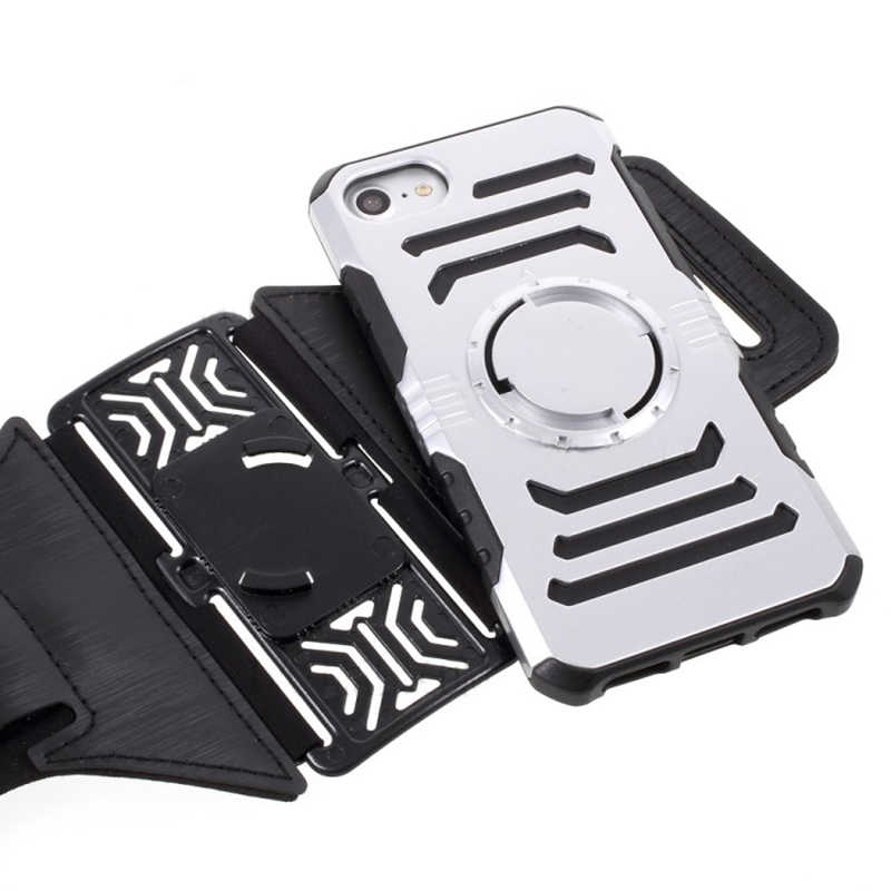 Apple iPhone 5 Uyumlu Kılıf Zore 2 in 1 Kol Bandı - 3