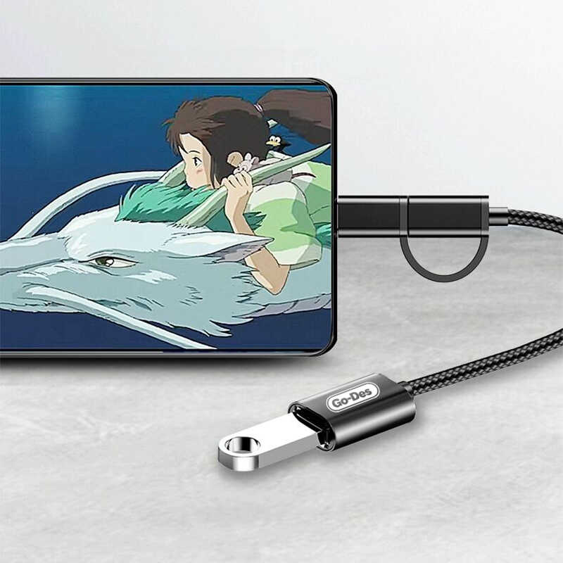 Go Des GD-CT033 2 in 1 Micro - Type-C Otg - 3