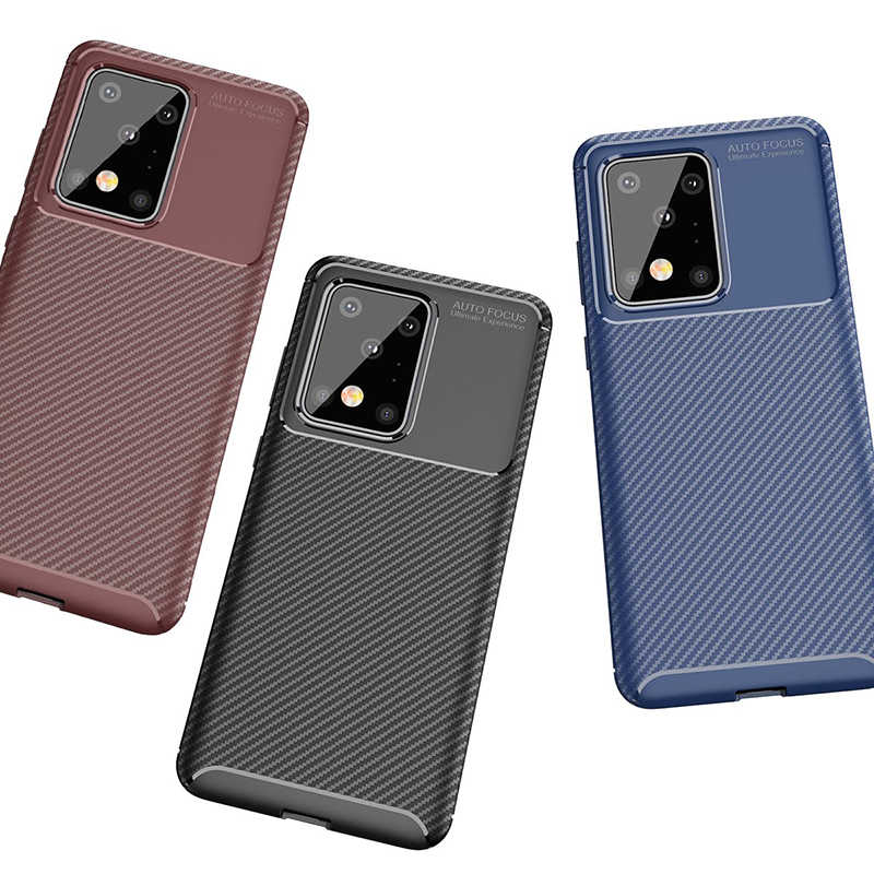 Samsung Galaxy S20 Ultra Uyumlu Kılıf Zore Negro Silikon Kapak - 9