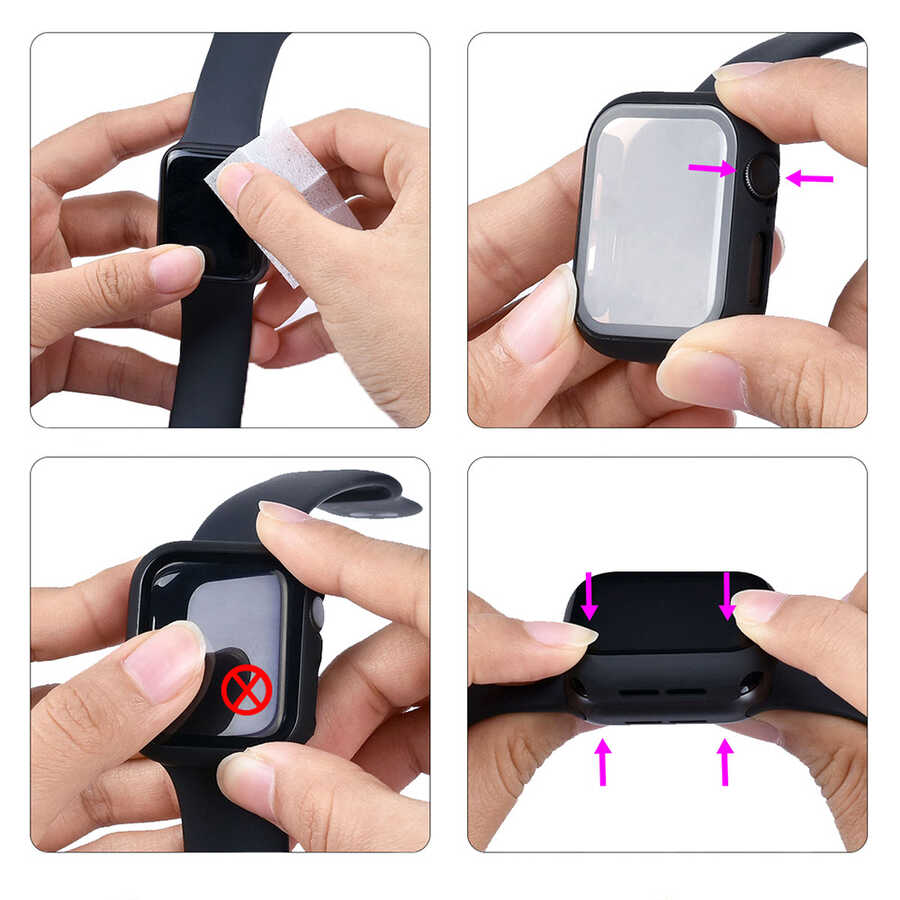 Apple Watch 44mm Uyumlu Zore Watch Gard 01 Ekran Koruyucu - 5