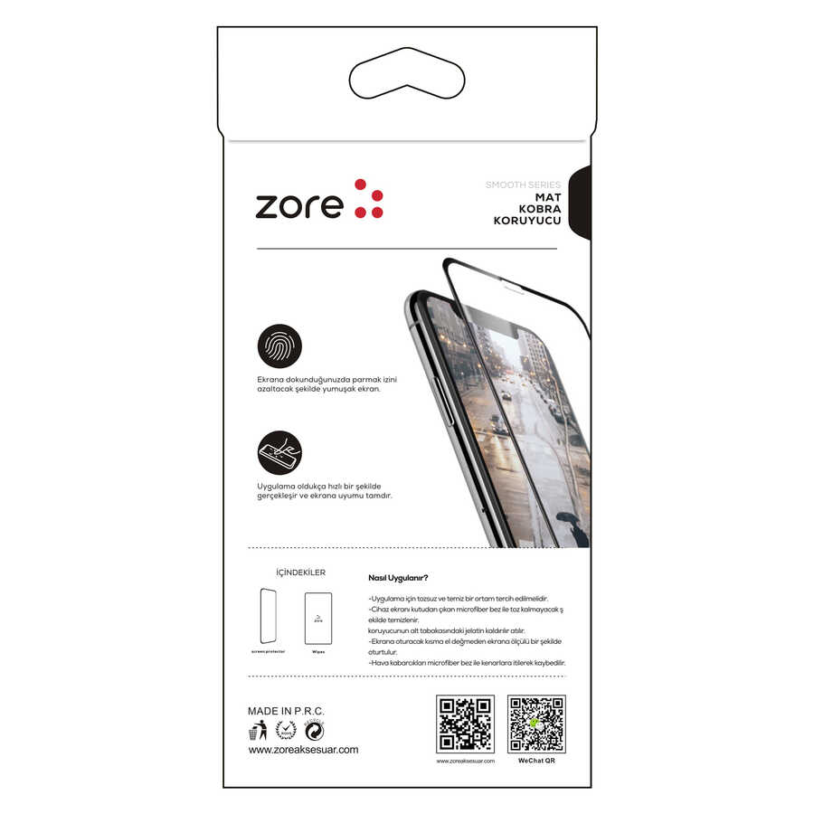 Apple iPhone 7 Uyumlu Zore Mat Kobra Ekran Koruyucu - 1