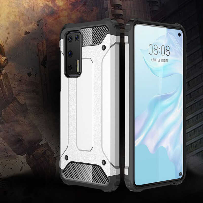 Huawei P40 Uyumlu Kılıf Zore Crash Silikon Kapak - 10