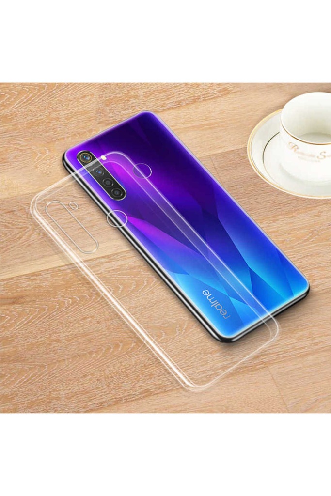 Realme 5 Pro Uyumlu Kılıf Zore Süper Silikon Kapak