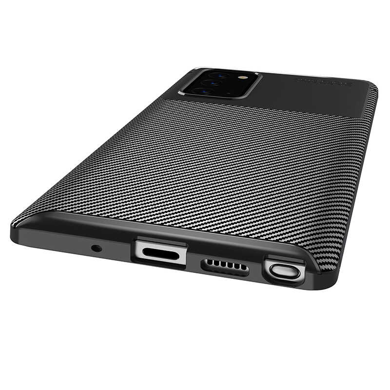 Samsung Galaxy Note 20 Uyumlu Kılıf Zore Negro Silikon Kapak - 5