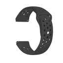 Samsung Gear S3 (22mm) Uyumlu Kordon Silikon Esnek Yumuşak Delikli Spor KRD-02 Kayış