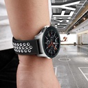 Samsung Gear S3 (22mm) Uyumlu Kordon Silikon Esnek Yumuşak Delikli Spor KRD-02 Kayış - 2