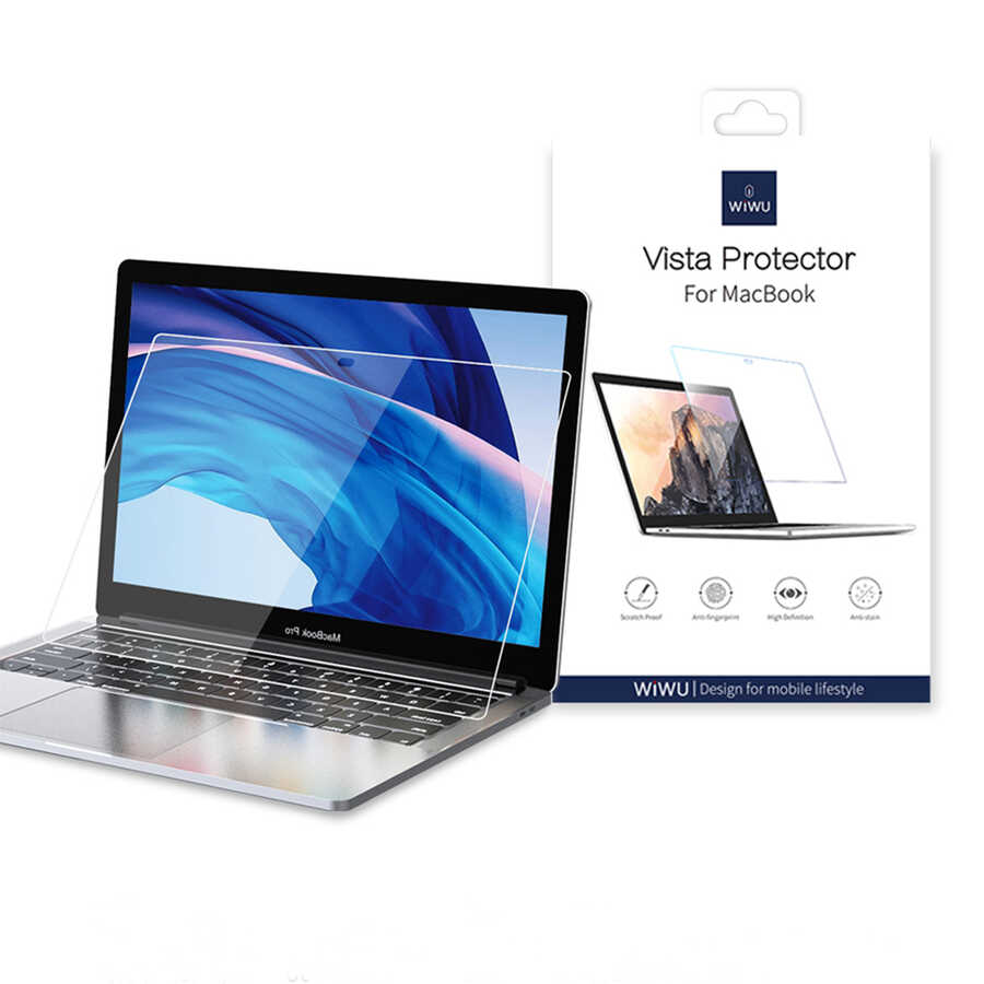 Apple Macbook 12' Retina Uyumlu Vista Wiwu Ekran Koruyucu - 2