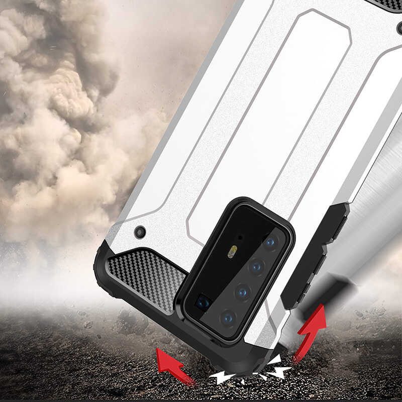 Huawei P40 Pro Uyumlu Kılıf Zore Crash Silikon Kapak - 4