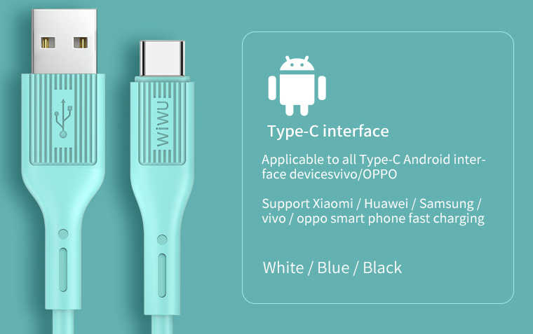 Wiwu G50 Vivid Type-C Usb Kablo - 4