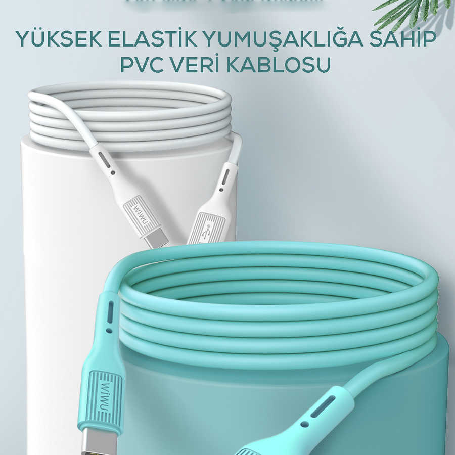 Wiwu G50 Vivid Type-C Usb Kablo - 9