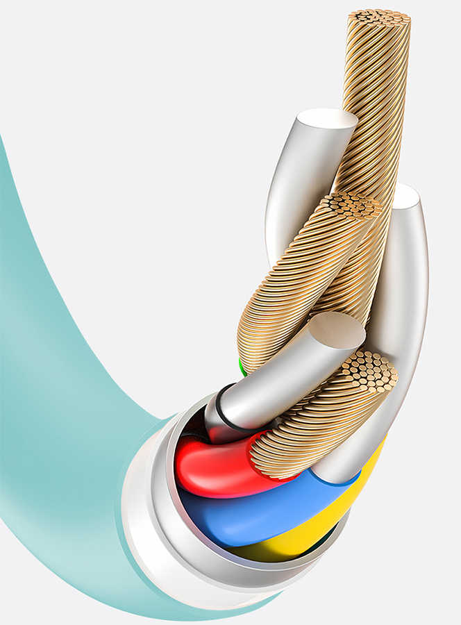 Wiwu G60 Vivid Lightning Usb Kablo - 4