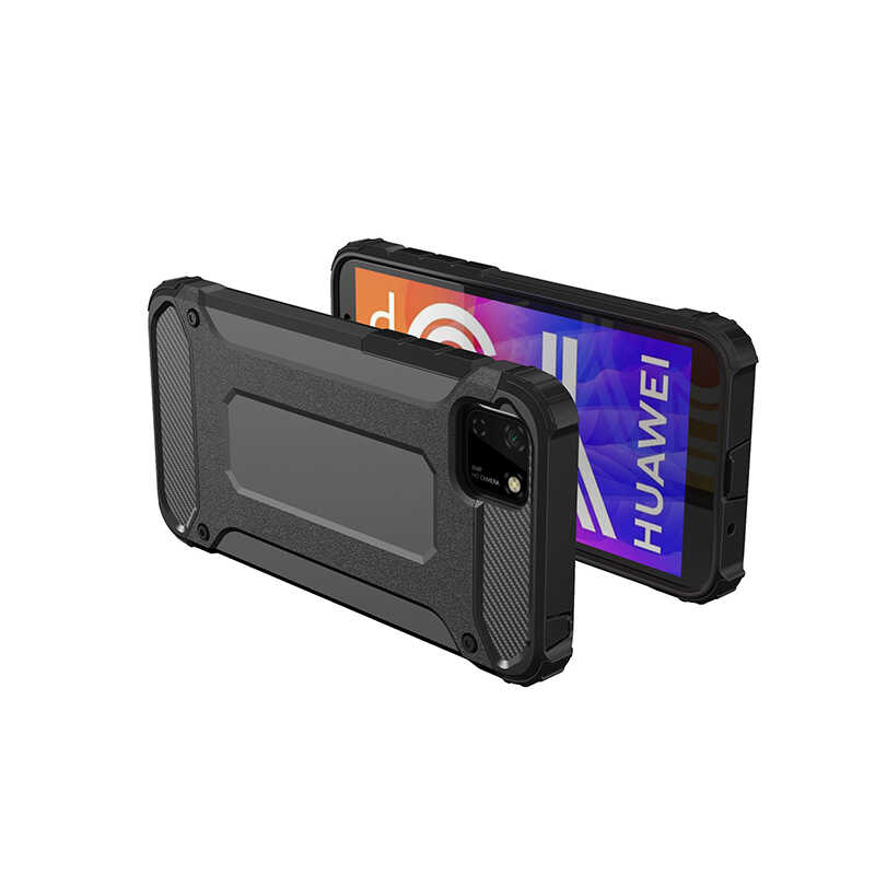 Huawei Y5P Uyumlu Kılıf Zore Crash Silikon Kapak - 4
