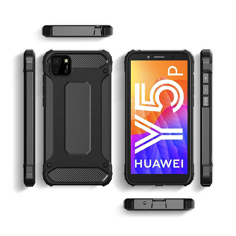 Huawei Y5P Uyumlu Kılıf Zore Crash Silikon Kapak - 7