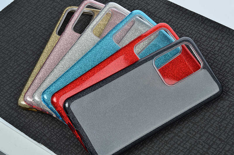 Samsung Galaxy S20 Ultra Uyumlu Kılıf Zore Shining Silikon - 1