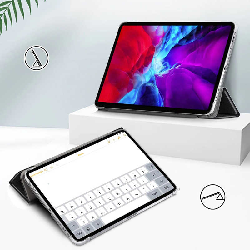 Apple iPad Pro 11 2020 (2.Nesil) Uyumlu Zore Smart Cover Standlı 1-1 Kılıf - 4