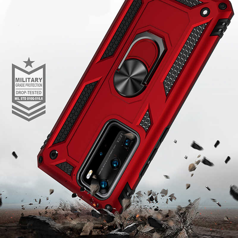 Huawei P40 Pro Uyumlu Kılıf Zore Vega Kapak - 5