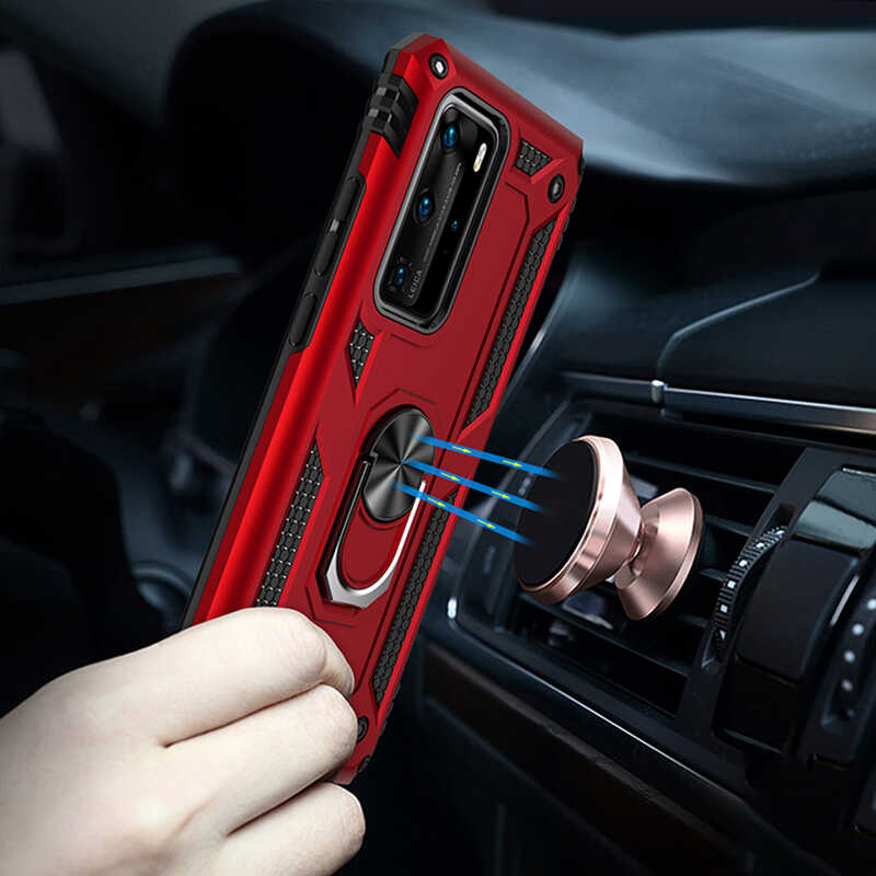 Huawei P40 Pro Uyumlu Kılıf Zore Vega Kapak - 6