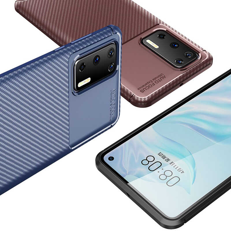 Huawei P40 Uyumlu Kılıf Zore Negro Silikon Kapak - 4