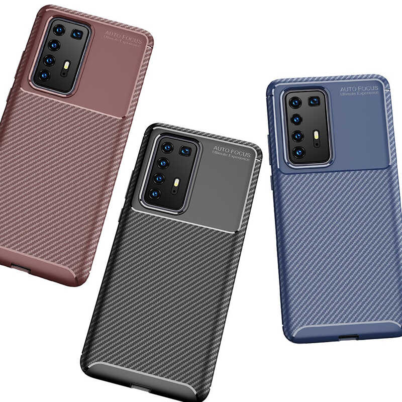 Huawei P40 Pro Uyumlu Kılıf Zore Negro Silikon Kapak - 9