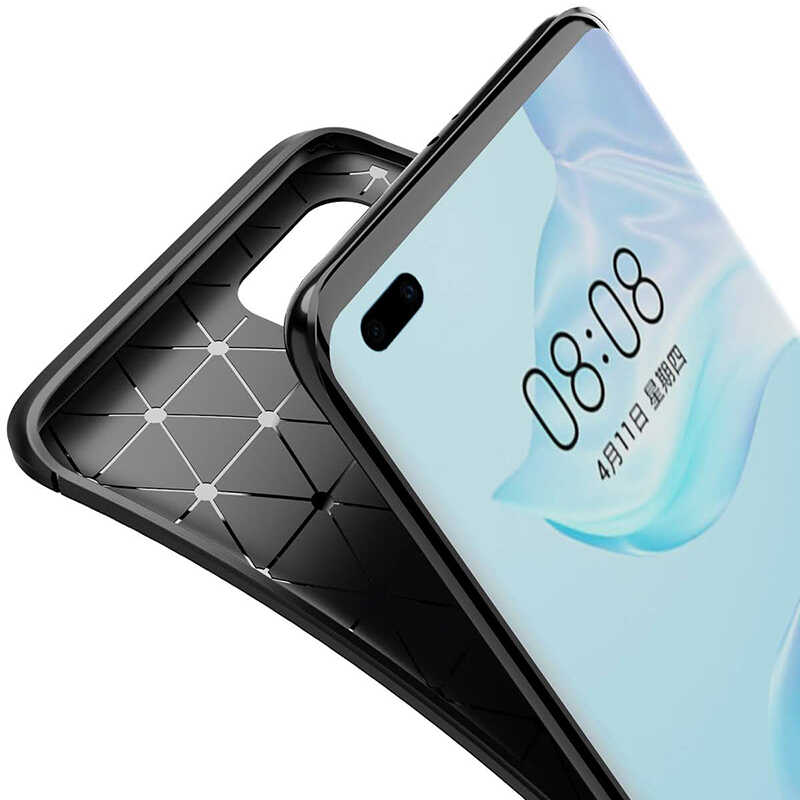 Huawei P40 Pro Uyumlu Kılıf Zore Negro Silikon Kapak - 3