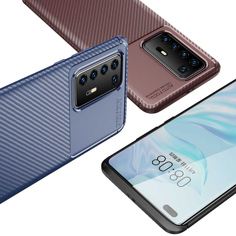 Huawei P40 Pro Uyumlu Kılıf Zore Negro Silikon Kapak - 4