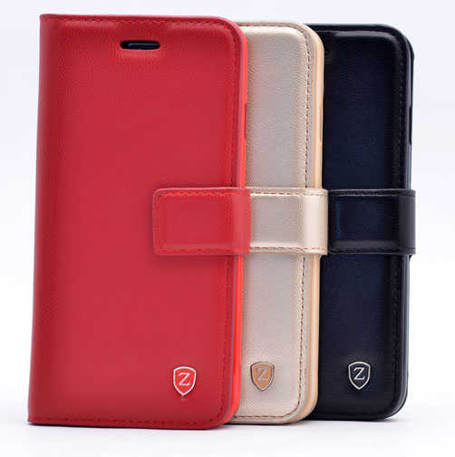 General Mobile 8 Uyumlu Kılıf Zore New Delüxe Kapaklı Standlı Kılıf - 2