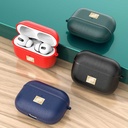 Apple Airpods Pro Uyumlu Kılıf Deri Görünümlü Askı Aparatlı Wlons Kılıf - 4