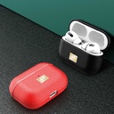 Apple Airpods Pro Uyumlu Kılıf Deri Görünümlü Askı Aparatlı Wlons Kılıf - 8