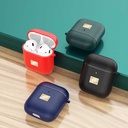Apple Airpods Uyumlu Kılıf Deri Görünümlü Askı Aparatlı Wlons Kılıf - 4