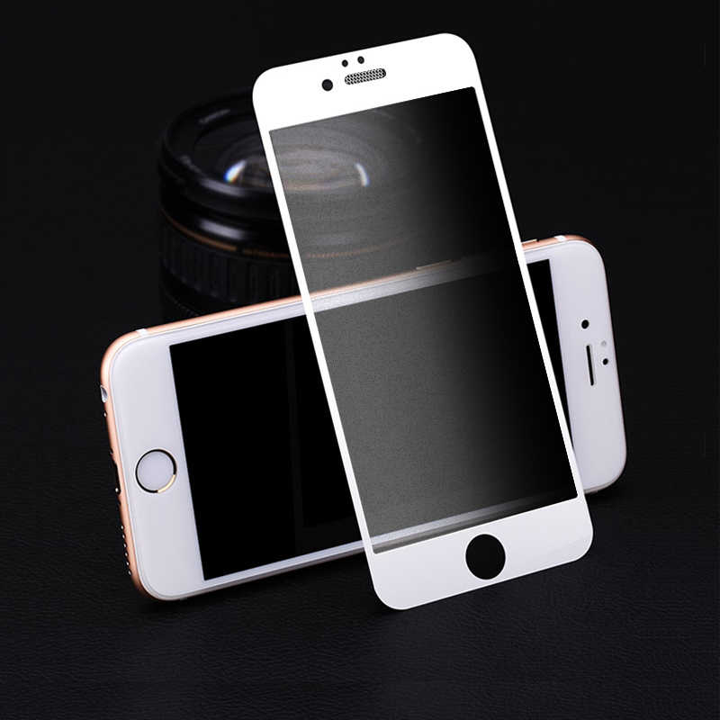 Apple iPhone SE 2020 Uyumlu Zore Anti-Dust Mat Privacy Temperli Ekran Koruyucu - 10