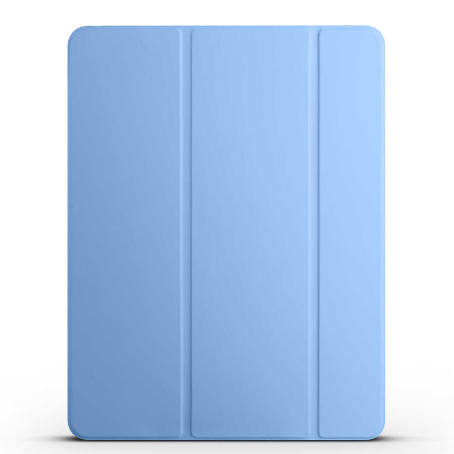 Apple iPad Pro 12.9 2020 Uyumlu (4.Nesil) Zore Smart Cover Standlı 1-1 Kılıf - 1