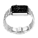 Apple Watch 40mm Uyumlu Kordon Metal Şerit Tasarımlı Luxury Paslanmaz KRD-14 Kayış - 3