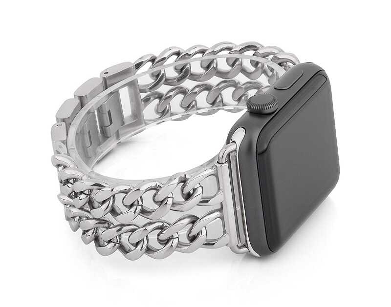 ​​​Apple Watch 38mm Uyumlu Cowboy Metal Kordon - 5