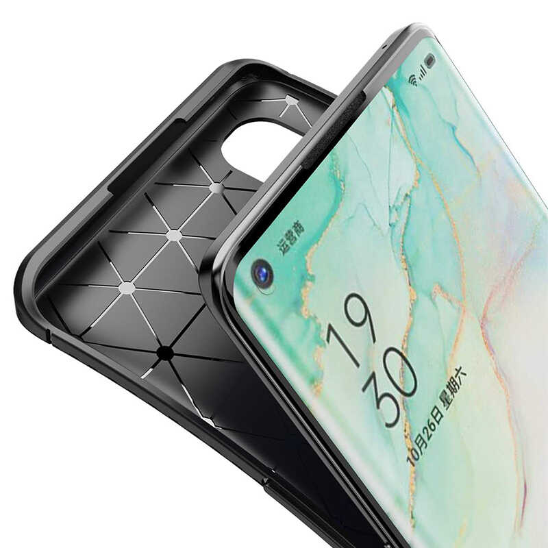 Oppo Reno 3 Pro 5G Uyumlu Kılıf Zore Negro Silikon Kapak - 3
