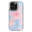 Apple iPhone 15 Pro Uyumlu Kılıf Simli Desenli Parlak Zore Task Kapak - 2