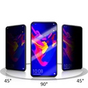 Oppo A92 Uyumlu Zore New 5D Privacy Temperli Ekran Koruyucu - 1