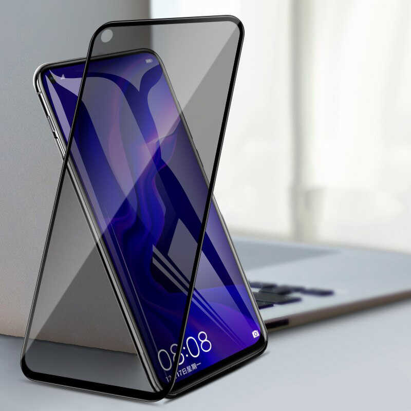 Oppo A92 Uyumlu Zore New 5D Privacy Temperli Ekran Koruyucu - 4