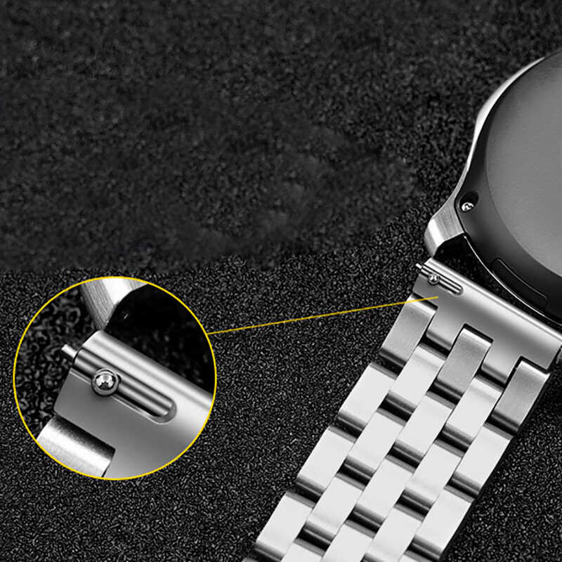 Samsung Galaxy Watch 42mm Uyumlu (20mm) KRD-20 Metal Kordon - 2