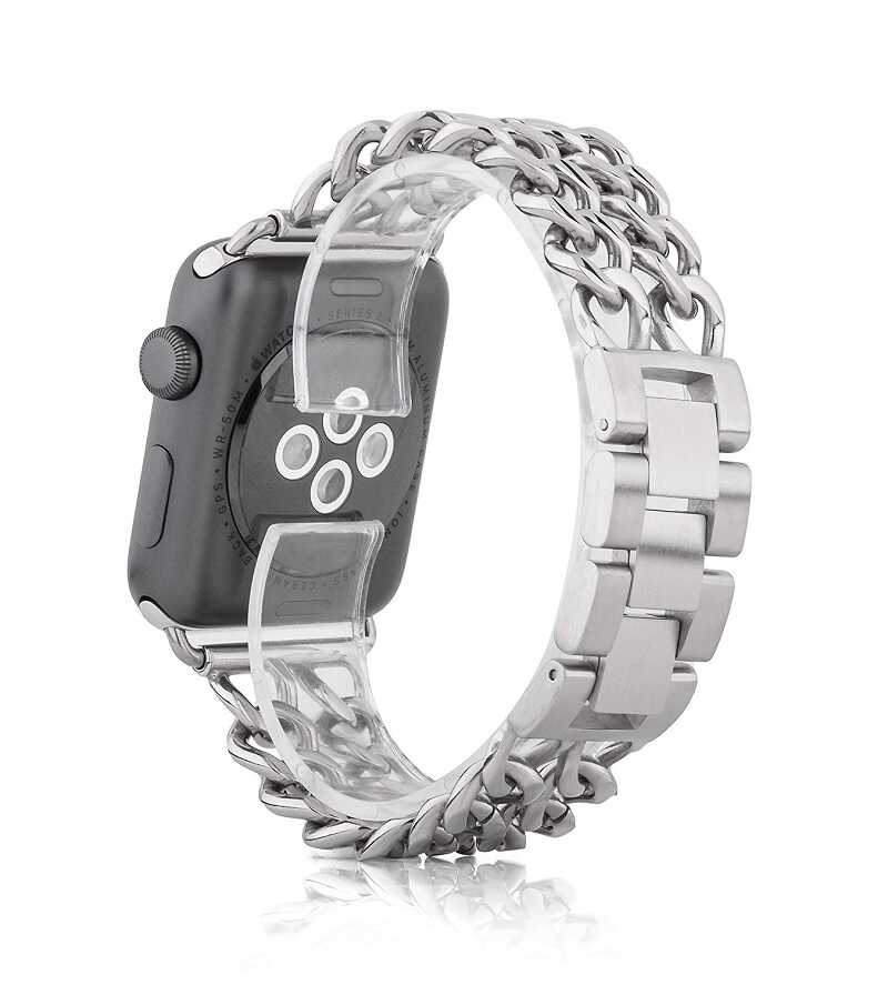 ​​​Apple Watch 40mm Uyumlu Cowboy Metal Kordon - 4