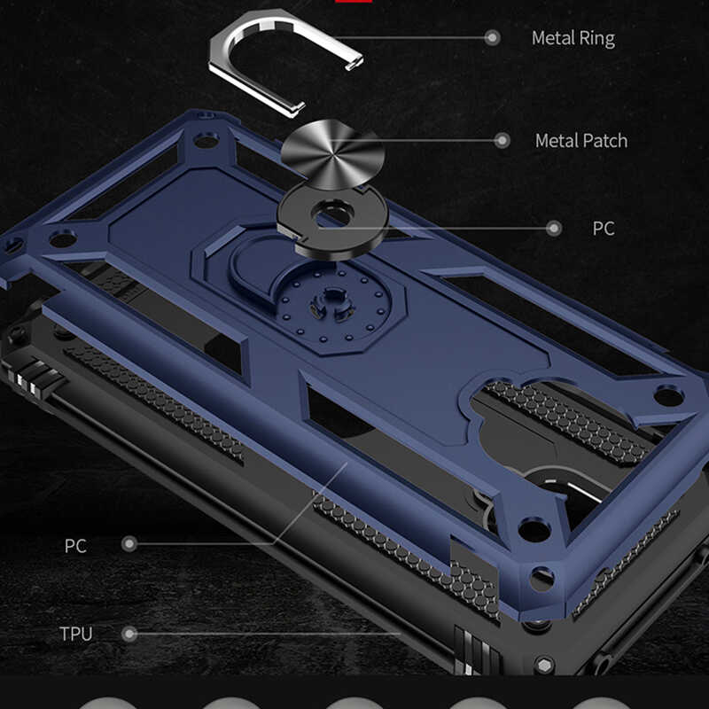 Xiaomi Redmi Note 9S Uyumlu Kılıf Zore Vega Kapak - 3