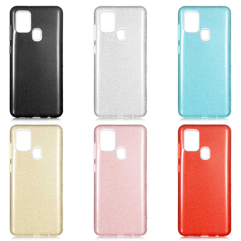 Samsung Galaxy A21S Uyumlu Kılıf Zore Shining Silikon - 1