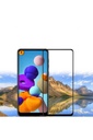Samsung Galaxy A21S Uyumlu Zore Kenarları Kırılmaya Dayanıklı Cam Ekran Koruyucu