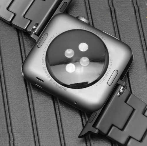 ​​​Apple Watch 40mm Uyumlu Mat Seramik Metal Kordon - 7